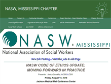 Tablet Screenshot of naswmschapter.org